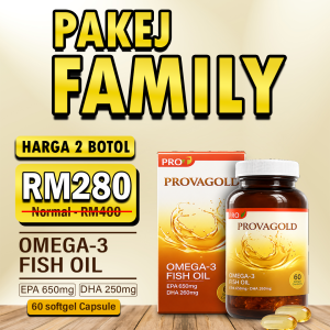 PAKEJ FAMILY (2 Botol PROVAGOLD)