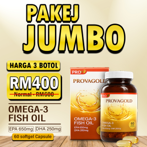 PAKEJ JUMBO (3 Botol PROVAGOLD)